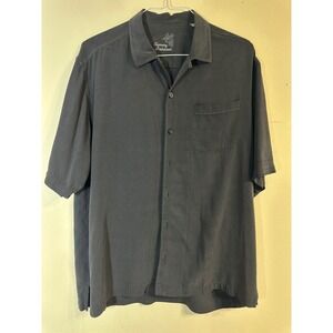 Tommy Bahama Men's L/G‎ Silk Button Down Short Sleeve Camp Shirt